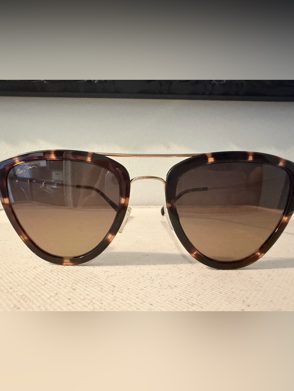 Maui Jim Tortoiseshell Brown Gradient Sunglasses - Picture 2 of 9